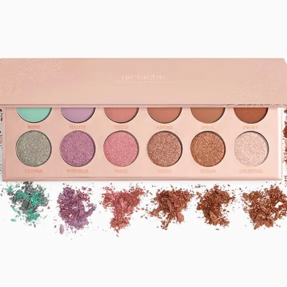 Girlactik The Essential Palette Vol 2 Eyeshadows 12 Matte And Metallic Shades